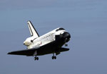Atterrissage de la navette Endeavour 12/2001