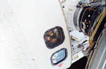Navette Atlantis STS110 vue d'ISS  04/2002