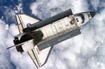 Navette Atlantis STS-110 vue d'ISS  04/2002