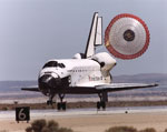 Atterrissage de la Navette Endeavour 06/2002