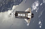 Navette-Atlantis STS-112 vue d'ISS 10/2002