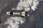 Navette-Atlantis STS-112 vue d'ISS 10/2002
