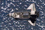 Navette Discovery STS-114 vue d'ISS 07/2005