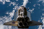 Atlantis en approche de la station spatiale 06/2007