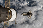 Atlantis vue de la station spatiale internationale - 06/2007