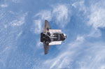Navette Endeavour vue d'ISS - 08/2007
