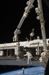 Sortie extravéhiculaire et station spatiale internationale