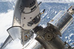 La navette spatiale Atlantis et ISS