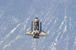 Discovery en approche de la station spatiale 02/2011
