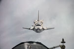 Discovery en approche de la station spatiale 02/2011