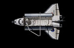 Discovery vue de la station spatiale 03/2011