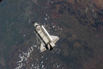 Discovery vue de la station spatiale 03/2011
