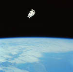 Sortie extra-véhiculaire de B.McCandless STS-41-B-02/1984