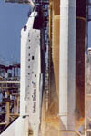 Décollage de la navette Challenger STS-51L 01/1986