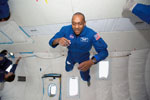 Entrainement d'astronautes en vol parabolique