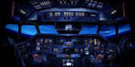Cockpit de la navette spatiale - Illustration