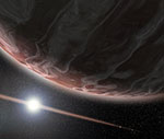 Exoplanètes autour de l'étoile HR 8799