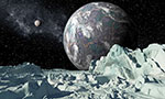 Exoplanète Super-Habitable - Vue d'artiste