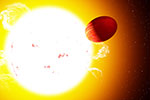 Exoplanète Wasp-103b - Illustration