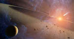 Ceintures d'asteroides autour de l'étoile Epsilon Eridani