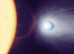 Exoplanète HD 209458b -Vue d'artiste