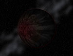 Vue d'artiste d'une Jupiter chaude HD 149026b