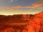 Surface d'une exoplanète inhabitable