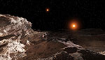 Exoplanète OGLE-2013-BLG-0341L Bb - Vue d'artiste
