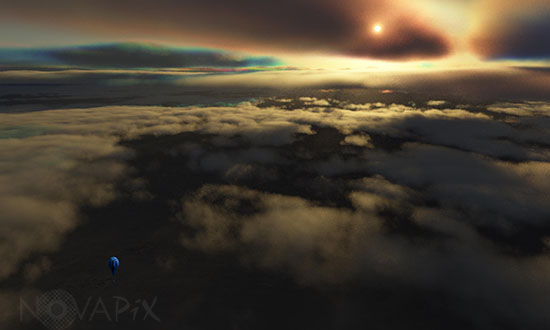 Exploration de l'exoplanète 2M1207B - Vue d'artiste