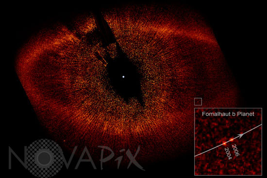Planète autour de l'étoile Fomalhaut