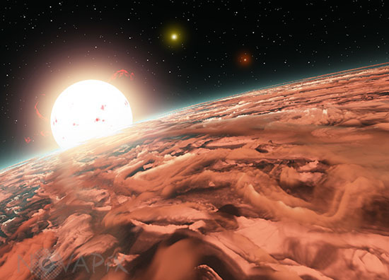 Exoplanète KOI-5AB
