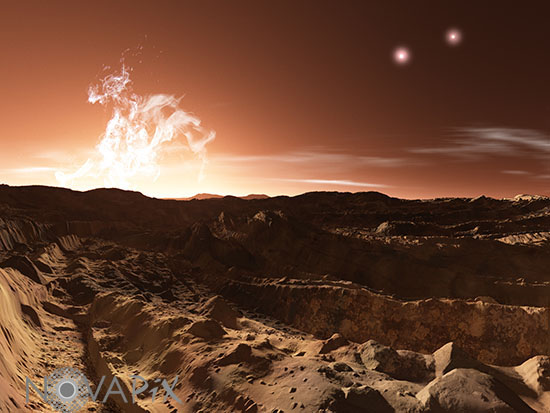 Exoplanète LTT 1445AB