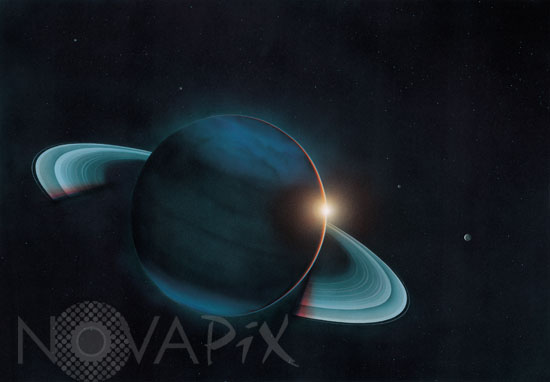 Exoplanète -Vue d'artiste