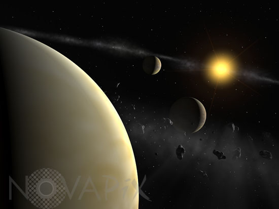 Système planétaire autour de l'étoile HD 69830