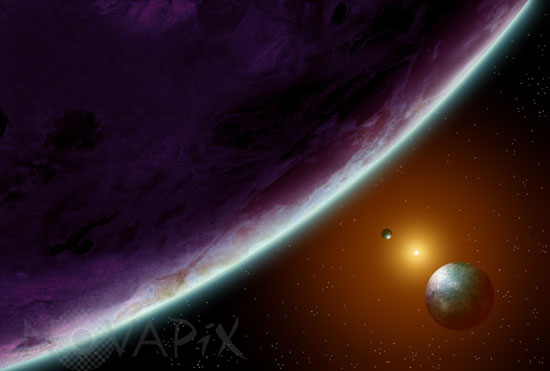 Exoplanets - Artist view