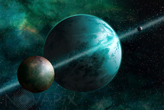 Exoplanets - Artist view