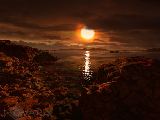 Exoplanet Gliese 581 d