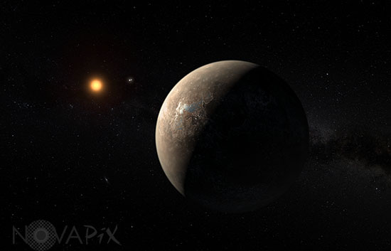 Exoplanète de type terrestre autour de Proxima du Centaure