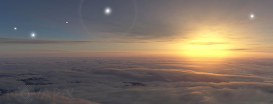 Kepler-11g sunset