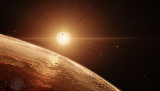 Système planétaire autour de Trappist-1