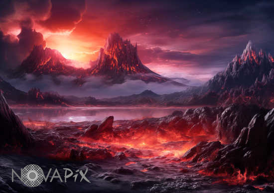Volcanic Exoplanet