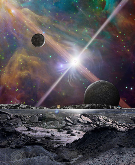 Exoplanètes autour du pulsar PSR B1257+12
