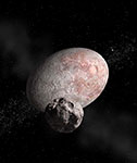 La planète naine Hauméa - Illustration