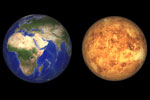 Comparaison entre la Terre et Vénus
