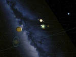 Our solar system. Artwork