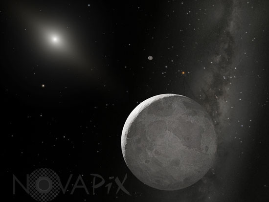 La planète naine Eris - Illustration