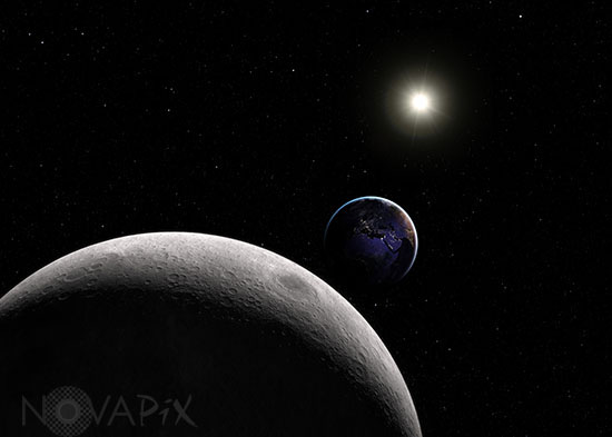 Earth Moon and Sun - Artwork