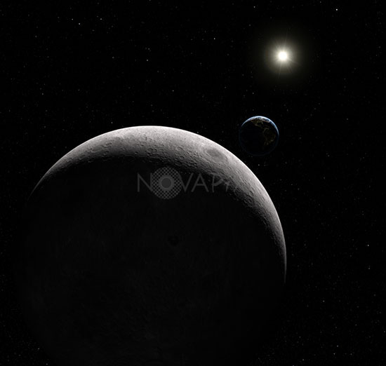 Earth Moon and Sun - Artwork