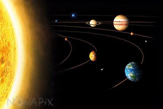 Solar system artwork