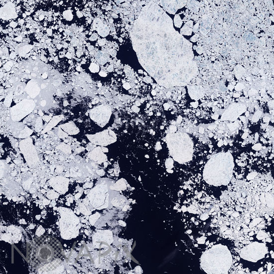 Arctic ice melting